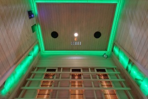 Sauna cu infrarosu si piatra sarata pentru 3 persoane C3S 150 x 110 x 190 cm - Img 16