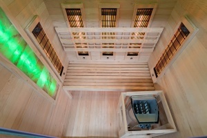 Sauna finlandeza cu infrarosu MO-SW2 COMBO si soba Harvia 3.5 kW 130 x 110 x 190 cm - Img 10