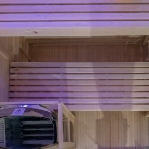Sauna finlandeza cu temperatura inalta Harvia 4.5kW, 140 x 150 cm pentru 3-4 persoane - Img 4