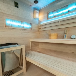 Sauna finlandeza cu temperatura inalta Harvia 6kW, 180 x 156 cm pentru 4-5 persoane - Img 8