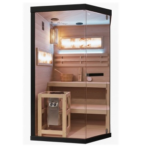 Sauna finlandeza cu temperatura inalta si argaz Harvia 3.5kW, 120 x 120 cm pentru doua persoane - Img 23