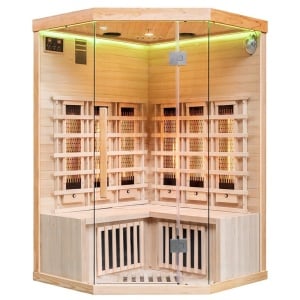 Sauna uscata cu infrarosu la temperatura joasa pentru 2-3 persoane Alta 120 x 120 cm - Img 3