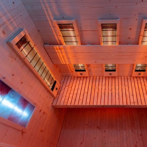 Sauna uscata cu infrarosu la temperatura joasa Tromso3 153 x 110 cm pentru 3-4 persoane - Img 20