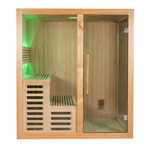 Saună uscată cu soba HARVIA 6kW 180 x 160 x 200 cm pentru 4 persoane - Img 6