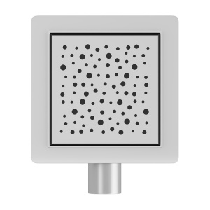 Scurgere cabina de dus tip sifon patrat Wave DL06 din inox 15 x 15 cm - Img 5