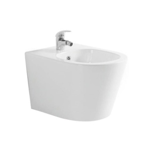 Set Bideu si Vas WC GROHE, montaj suspendat, ceramica sanitara, Vas WC SONATA Clementina RIMLESS +Bideu+Capac Soft-Close SLIM PREMIUM + Cadru+Clapeta - Img 4