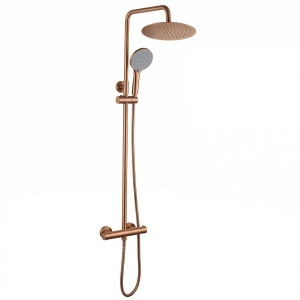 Set de duș fără pipă cu termostat Rea Lungo Copper Brush - Img 7