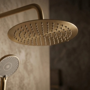 Set de duș fără pipă cu termostat Rea Lungo Gold Brush - Img 4