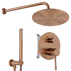 Set de dus incastrat Rea Lungo Diamond Brush Copper + BOX