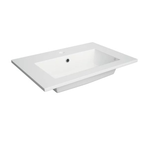 Set dulap baza suspendat Defra Op-Arty nuc rockford cu lavoar compozit Flex 80 cm - Img 3