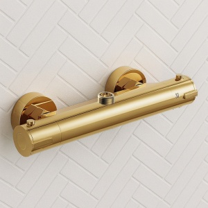 Set dus baie cu termostat, montaj pe perete , T203B Gold - Img 11
