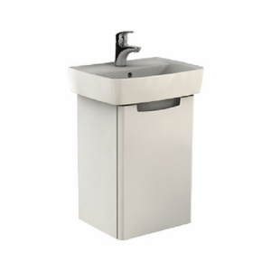 Set mobilier baie cu lavoar Kolo Rekord alb lucios 50 cm
