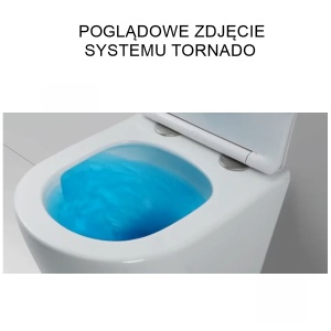 SET Vas WC+BIDEU VILA WHITE, Sistem inovator de spalare Rimless Tornado, Suspendat, Ceramica sanitara, Capac Slim Premium Soft-Close Inclus, - Img 2