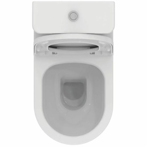 Set vas WC Ideal Standard Ellisse rimless BTW cu capac softclose alb si rezervor - Img 4