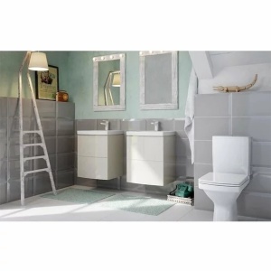 Set vas WC pe pardoseala Cersanit Easy New Clean On cu rezervor si capac inchidere lenta - Img 5