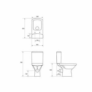 Set vas WC pe pardoseala Cersanit Easy New Clean On cu rezervor si capac inchidere lenta - Img 7