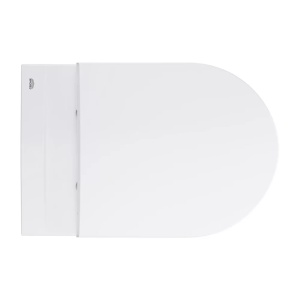 Set vas WC suspendat Grohe Bau Ceramic Rimless alb cu capac, clapeta si rezervor incastrat - Img 9