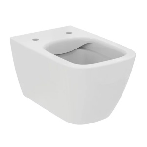 Set vas WC suspendat Ideal Standard I.life B cu capac slim softclose si set rezervor cu cadru incastrat si clapeta crom - Img 3