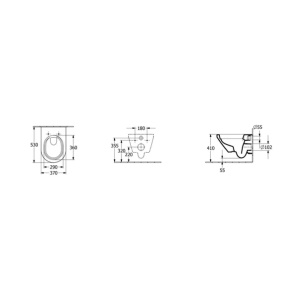Set vas WC suspendat Villeroy & Boch Architectura TwistFlush alb cu capac soft close - Img 7