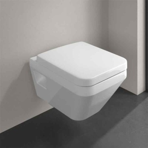 Set WC suspendat Villeroy&Boch, Architectura, TwistFlush, cu capac soft close, quick release, alb - Img 3
