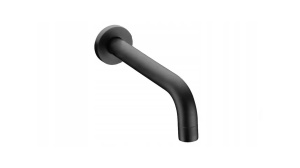 Sistem Complet De Dus REA LUNGO BOX, Montaj In Perete, Para Rotunda Tip Ploaie 25x25 Cm, 2 Functii De Curgere A Apei, Finisaj Negru Mat - Img 2