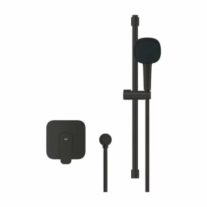 Sistem de dus incastrat Grohe Cubeo Tempesta cu para 2 functii negru mat - Img 2