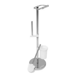 SUPORT WC cu perie metal Chrome 392597 - Img 4