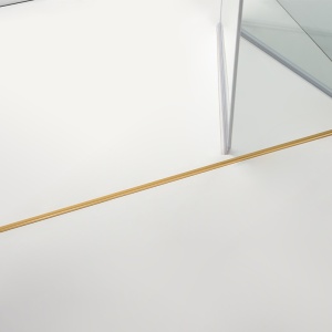 Usa de dus batanta SH01B auriu 90 x 195 cm sticla 6 mm - Img 14