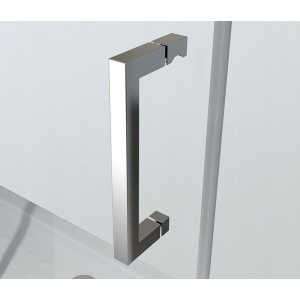 Usa de dus culisanta pentru nisa ZES-KZ09B-110 cu rame cromate, 105 - 110 cm - Img 12
