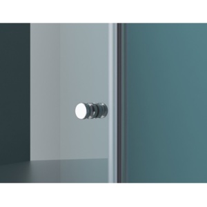 Usa de dus plianta Veldman Oslo crom 70 x 195 cm sticla 6 mm - Img 5