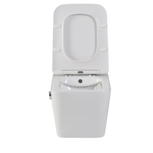 Vas wc suspendat cu functie bideu rimless, dreptunghiular, apă calda/rece, capac soft close - Img 6