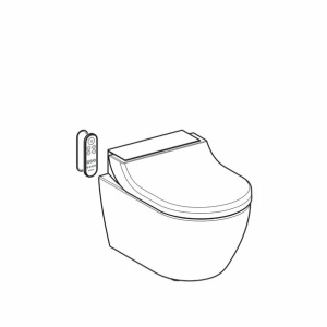 Vas WC suspendat Geberit AquaClean Tuma Comfort, alb, cu functie de bideu electric - Img 3