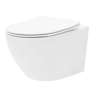 Vas WC suspendat RIMLESS Rune Ivaldi + Capac slim softlose - Img 4