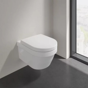 Vas WC suspendat Villeroy & Boch Architectura DirectFlush alb cu capac softclose - Img 2