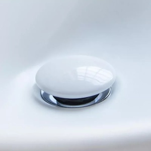 Ventil ceramic Click-Clack Villeroy&Boch culoare alb alpin - Img 2