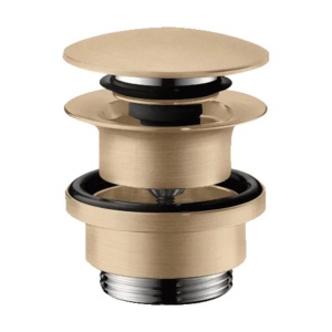 Ventil lavoar Hansgrohe Push-Open bronz periat - Img 1