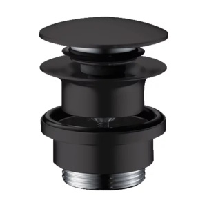 Ventil lavoar Hansgrohe Push-Open negru mat - Img 1