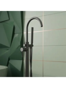 Baterie cada din inox cu fixare in podea Rea Lungo Titan - Img 3