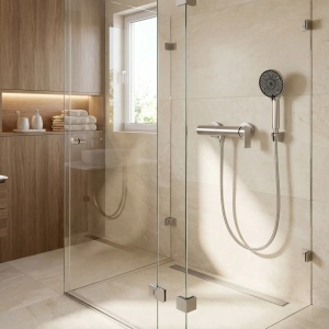 Baterie de duș Rea Hunter Brushed Nickel - Img 7