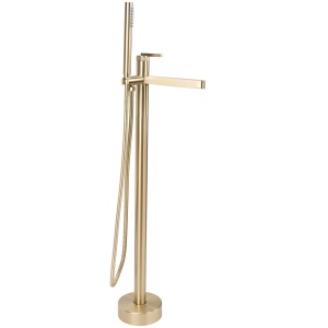 Baterie de pardoseala pentru cada Rea Grace Brush Gold