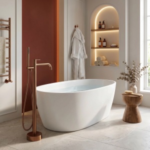 Baterie de podea Rea Clif Brush Copper - Img 10