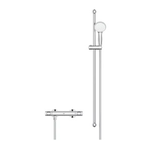 Baterie dus Grohe Precision Flow termostatata crom lucios cu set de dus - Img 3