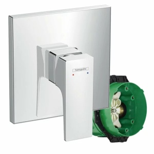 Baterie dus incastrata Hansgrohe Metropol crom + corp incastrat iBox - Img 1