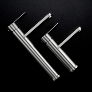 Baterie inalta pentru lavoar Rea Arcos Brush Nickel - Img 7