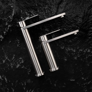 Baterie inalta pentru lavoar Rea Hunter Brush Nickel - Img 6