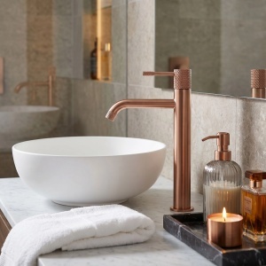Baterie inalta pentru lavoar Rea Venti Brush Copper - Img 2