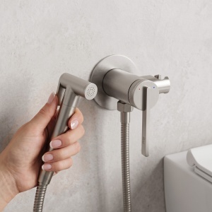 Baterie incastrata pentru bideu Rea Grace Brush Nickel - Img 5