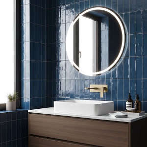 Baterie incastrata pentru lavoar Premium Rea Jow Brush Gold - Img 11