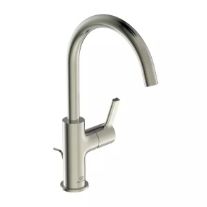 Baterie lavoar inalta Ideal Standard Atelier Joy cu ventil Pop-Up argintiu Silver Storm - Img 1