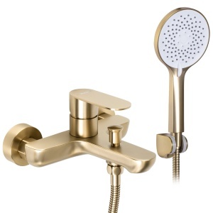 Baterie pentru cadă REA Logan Brush Gold